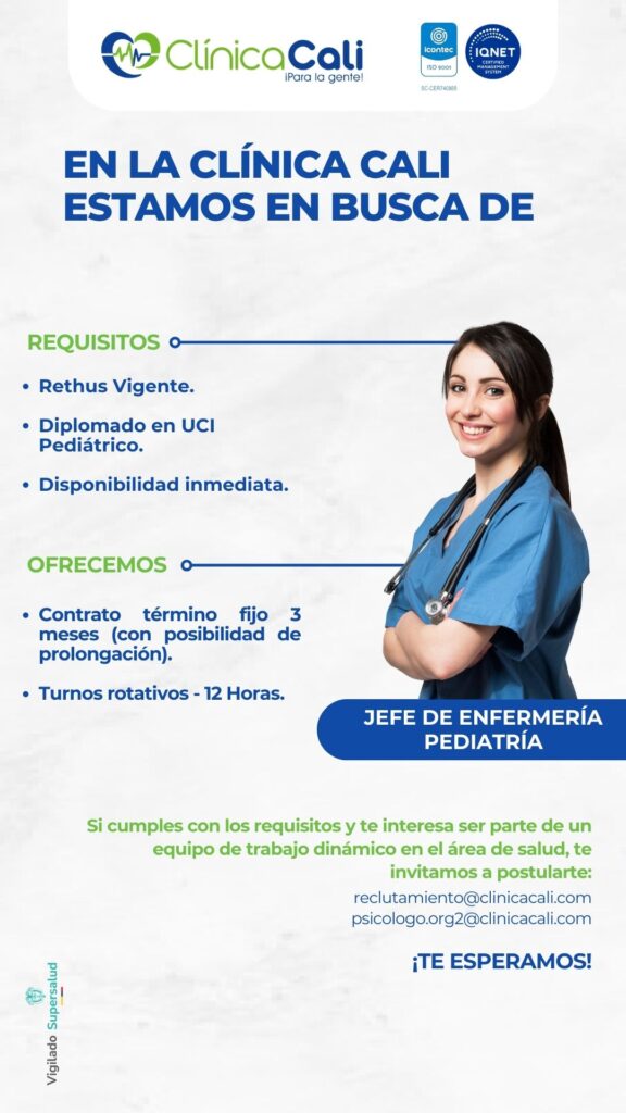 Vacante de JEfe de UCI
